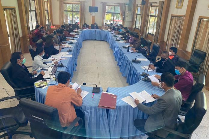 ประชุมศูนย์ควบคุมโรคติดต่อตำบลหนองแวง