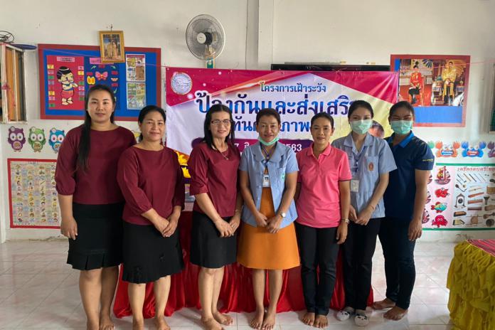 โครงการเฝ้าระวังป้ปงกันและส่งเสริมทันตสุขภาพเด็ก ศพด.บ้านหนองช้าง