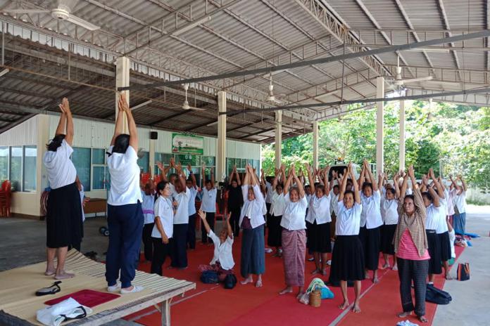กิจกรรมออกกำลังกายรร.ผู้สูงอายุ (มี.ค.2562)